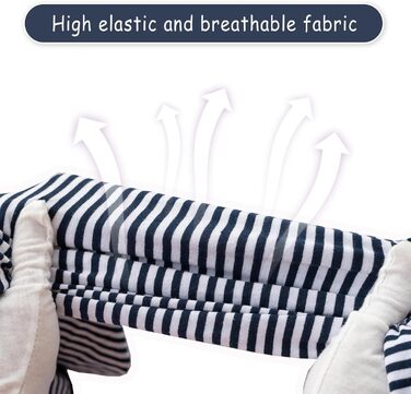 Тіло для собак після операції: захисний одяг для великих та середніх собак (2XL, темно-синій)