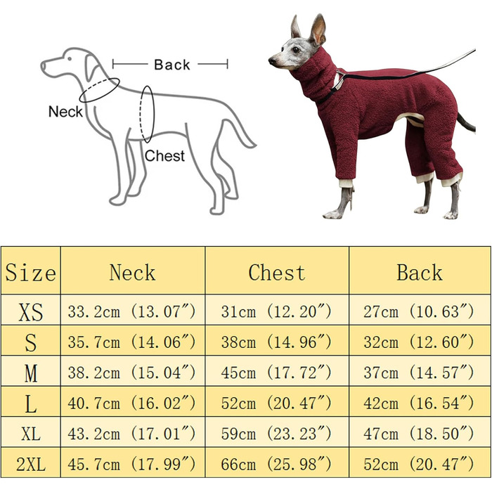 Зимовий теплий пуловер для собак, піжама з флісу, теплий пуловер для грейхаундів, вітронепроникний зимовий одяг для середніх та великих собак, оранжевий, XL