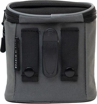 Сумка для ласощів Quickdraw для собак – сумка для дресирування з тримачем клікера та диспенсером для відходів – зручна сумка для ласощів для собак – міцна, світловідбивна (Чорна)