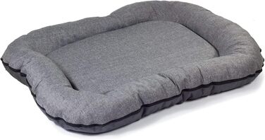 Водонепроникне лежанка для собак, лежанка-матрац з Codura, сіра, розмір M (80 x 65 см) | Для дому та вулиці | Лежанка для середніх собак