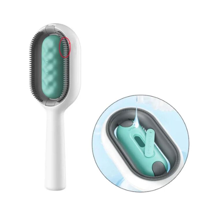 Щітка для котів з довгою та короткою шерстю - м'яка та ефективна для видалення ворсу, підшерстка та ковтунів. Ідеальна для щоденного догляду та розслаблюючого масажу