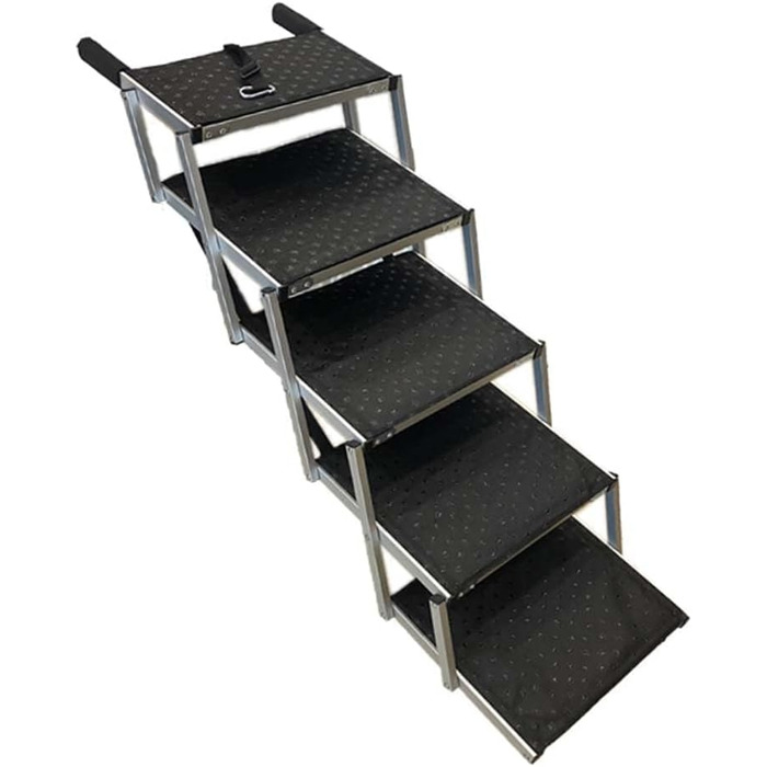 Складана переносна драбина для собак у багажник, для собак, сходинки, рампи для собак великих, середніх та маленьких порід, легка, складна, для автомобілів, SUV, вантажівок