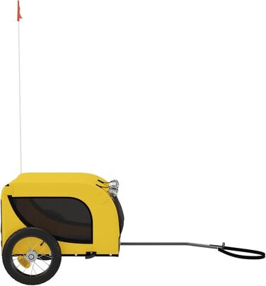 Причіп для собак Oxford Gewebe, жовто-чорний, 124x53x53 см, до 30 кг, Model 93994