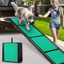 Рампа для собак у машину, складана, 180 см, антиковзаюча поверхня, для великих собак (до 100 кг), SUV та позашляховиків