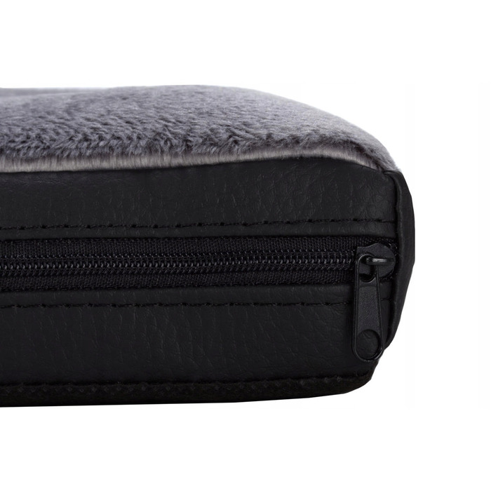 Ортопедичне ліжко для собак Welsti, сіре, 100 x 70 см