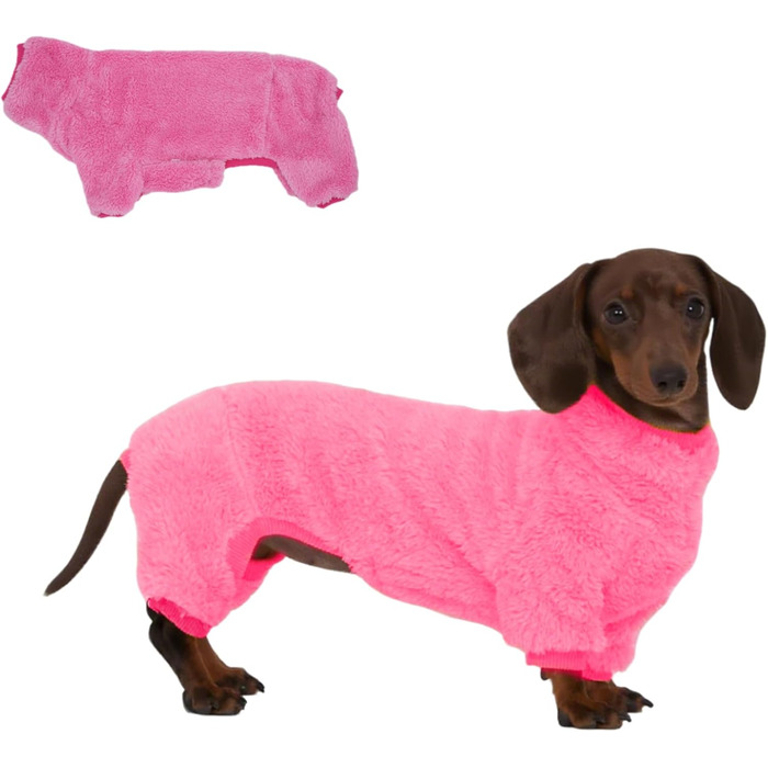 Теплий халат-комбінезон для собак з декором 