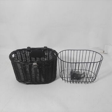 Корзина для велосипеда з місцем для собаки - чорна, 46,5x37,5x40,5 см
