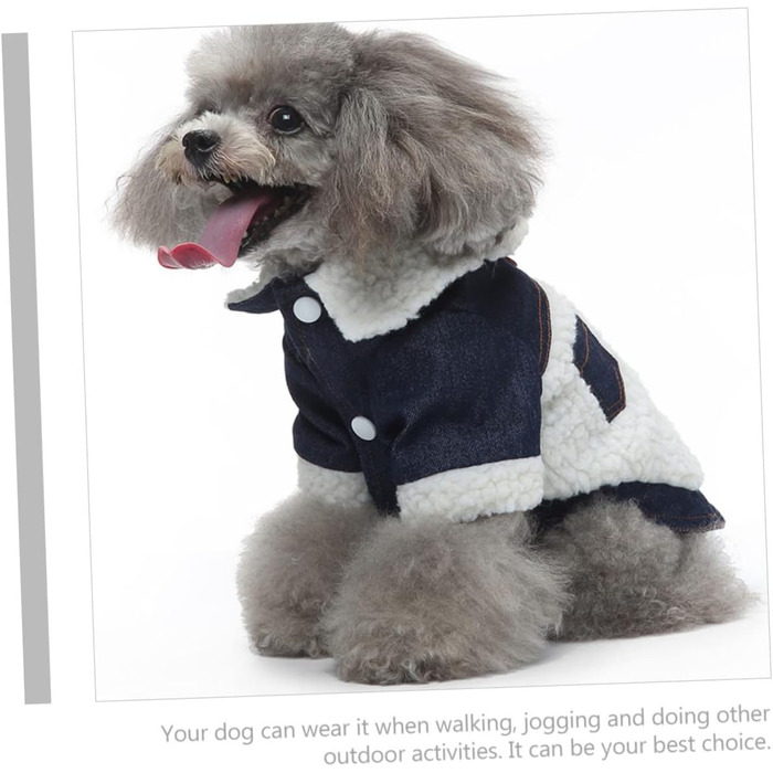 Теплий зимовий костюм для цуценят Abaoadam: зручний халат для прогулянок та ігор на вулиці