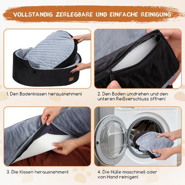 Автокрісло для собак середніх порід до 22,7 кг, 80x50x28 см, чорне. З безпечним ременем, товстим килимком, антиковзким дном, миється, переносна авто-підстилка для собак