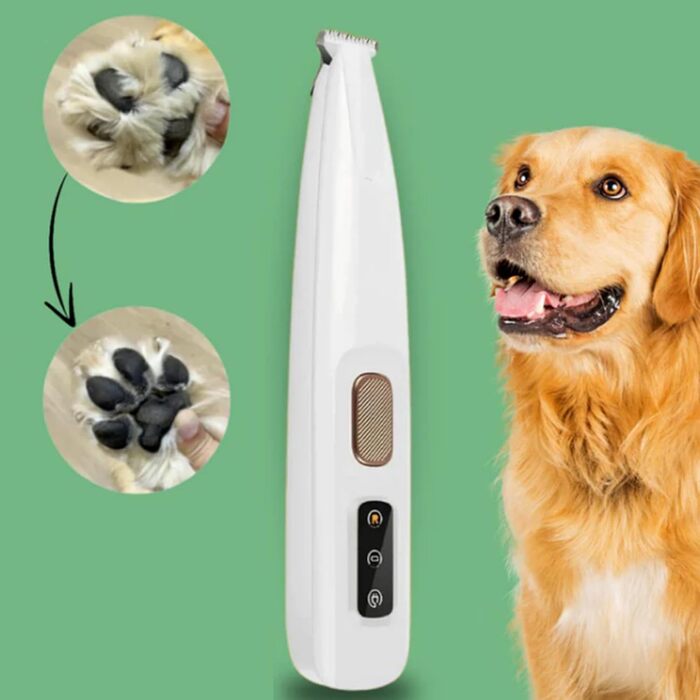 Триммер для догляду за лапами собак Pawperfect Pro - безшумний, для лап, очей, вух, обличчя, тіла