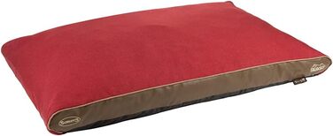 Лежак для собак Scruffs Hilton Memory Foam, L, 120x75x8 см, червоний