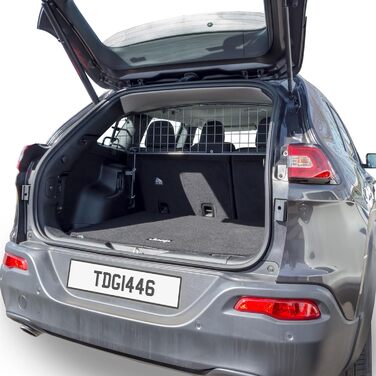Захисна решітка для багажника Travall для Jeep Cherokee (2013-2023), сталевий бар'єр для перевезення домашніх тварин та вантажу, автомобільна перегородка
