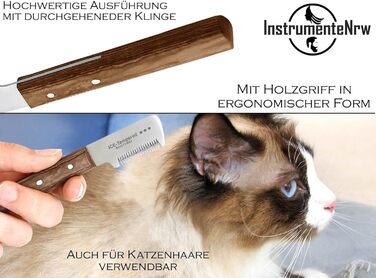 Набір триммерів для собак та котів: 4 частини, щітка, ножиці, тример для підшерстка, високоякісна сталь, для довгої та короткої шерсті