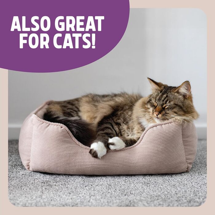 Ляжка для собак Rosewood Cord, квадратна, бежева, розмір S