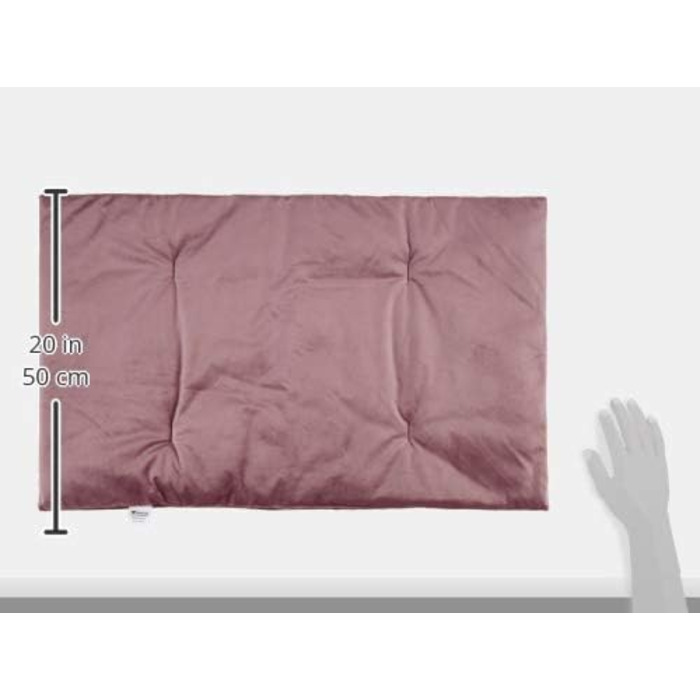 Крісло-лежанка для собак та котів Ferplast Charles, коричневе, з м'яким велюровим вкладишем, 68 x 47 x 25 см, стильна модель