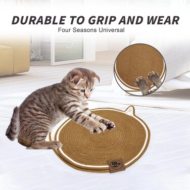 Килимок для котів з кулькою, іграшковий килимок-іграшка для котів, 43 см