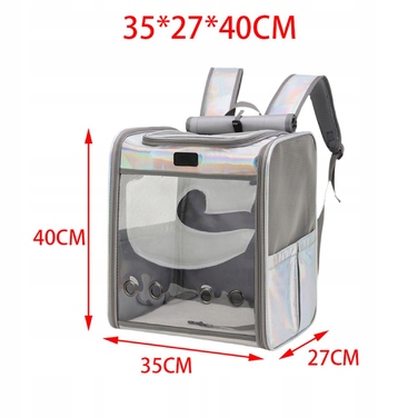 Переноска-рюкзак для котів та собак — кольорова дорожня сумка з регулюванням