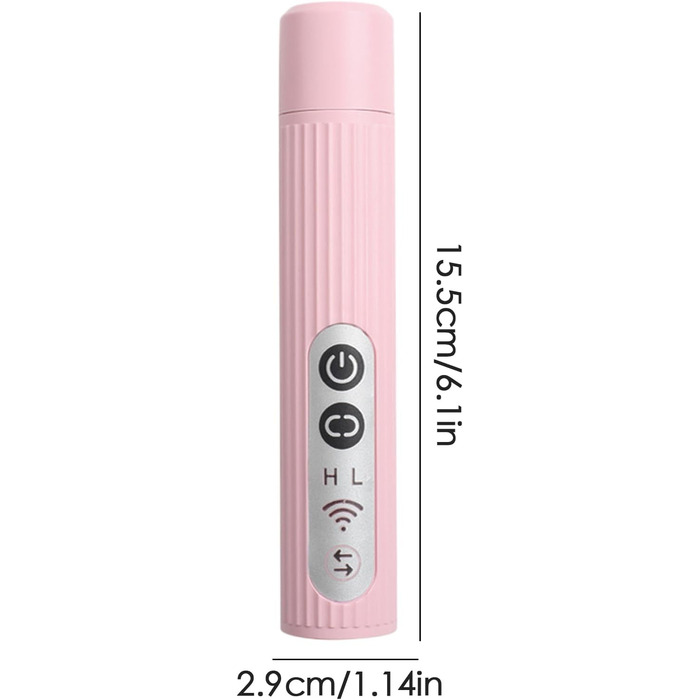 Шліфувальник для собачих кігтів | 3-ступеневий акумуляторний портативний LED | Шліфувальник кігтів для собак - для дорослих, сім'ї, друзів (рожевий)