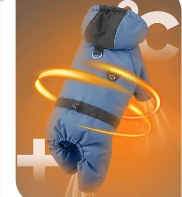 Зимовий теплий пуховик для собак, для активного відпочинку, прогулянок, холодної погоди, білі, розмір M