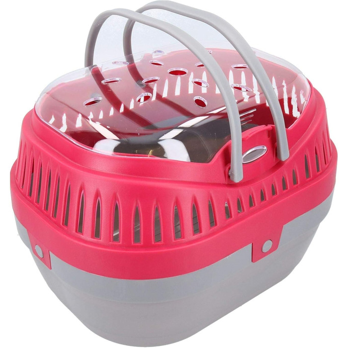 Транспортний бокс для морських свинок, щурів, дегусів, великий, червоний, 3 шт.