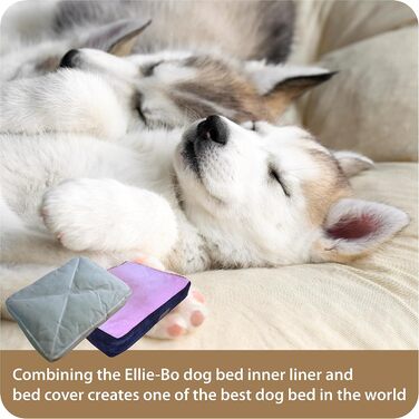 Клітка для собак Ellie-Bo, 71 x 48 см, лежанка, коричнева кордурна стінка та рожеве штучне хутро