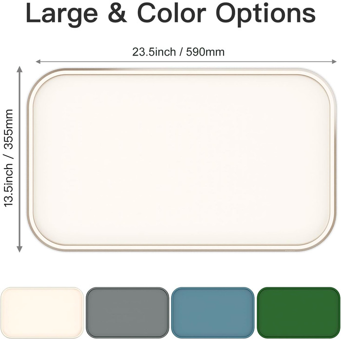 Підкладка під годівницю для тварин Feedoo: стійка до деформації, з піднятим бортиком, водонепроникна силіконова вставка, неслизька основа, захищає підлогу, BPA-free, придатна для миття в посудомийній машині