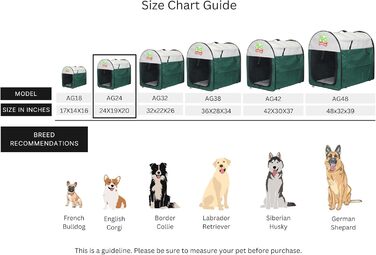 М'яка переноска для собак Go Pet Club, 61 см, зелена