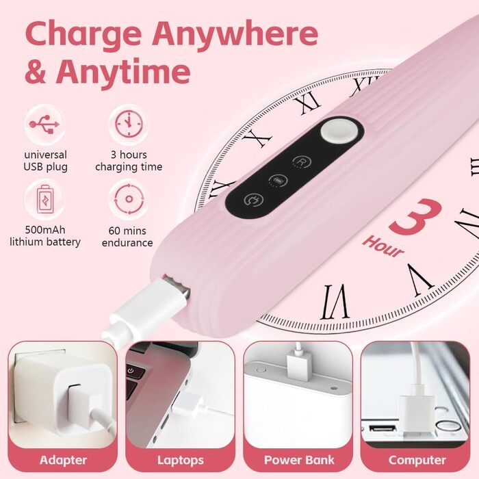 Триммер для догляду за лапами собак OFFCUP: тиха, акумуляторна машинка для грумінгу собак та котів