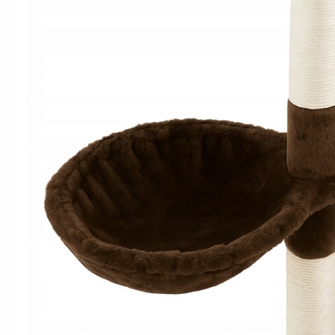 Високий когтеточка-комплекс з лежаком та стовпчиком для кігтів, вежа Wideshop 101 — 160 см