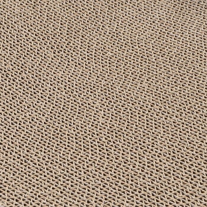 Котячий будиночок з гофрокартону з гофрокартону XXL 86 x 27 x 11,5 см, дизайн під дерево, хвиляста поверхня