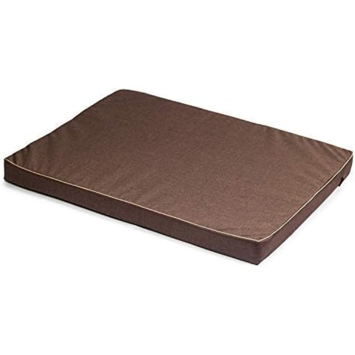 М'який матрац для собак BOUTIQUE ZOO XL 120x100x6 см, коричневий, водостійкий, зносостійка кодура, елегантний, для великих і малих порід, праний