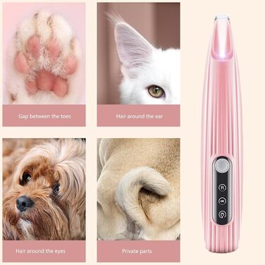 Бездротовий триммер для собак та котів: тиха робота, ергономічний дизайн, безпечна грумінг-машинка