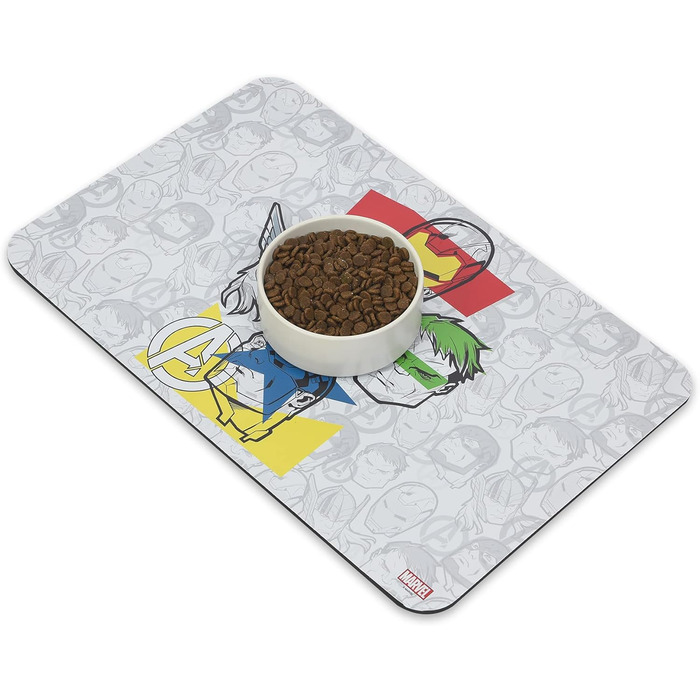 Набір для годування собак Marvel Avengers: Силіконовий килимок з неслизькою основою | Захист від протікання