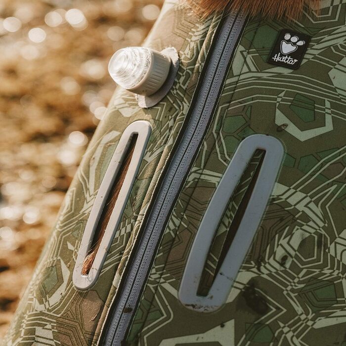 Жилет для собак Hurtta Schwimmweste Jagd Sportler, зелений камуфляж, XS