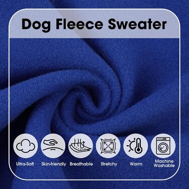 Флісовий одяг для собак Nanaki: теплий, зручний, для дрібних та великих порід (Бігль, Бостон Тер'єр), для осені, весни та зими, регульований, еластичний