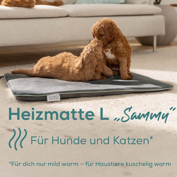 Електричне лежанка Beurer Kira для собак та котів, 65x50 см. З таймером, кучельна, водонепроникна, миється при 30°C