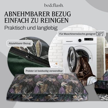 Аттіас Hundekissen: Лежанка для собак, зручна та стильна, з неслизьким покриттям (M, Max)