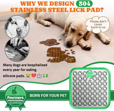 Лежак-іграшка для собак великих порід з годівницею, зелений. Зменшує нудьгу та тривогу, сприяє повільному годуванню.