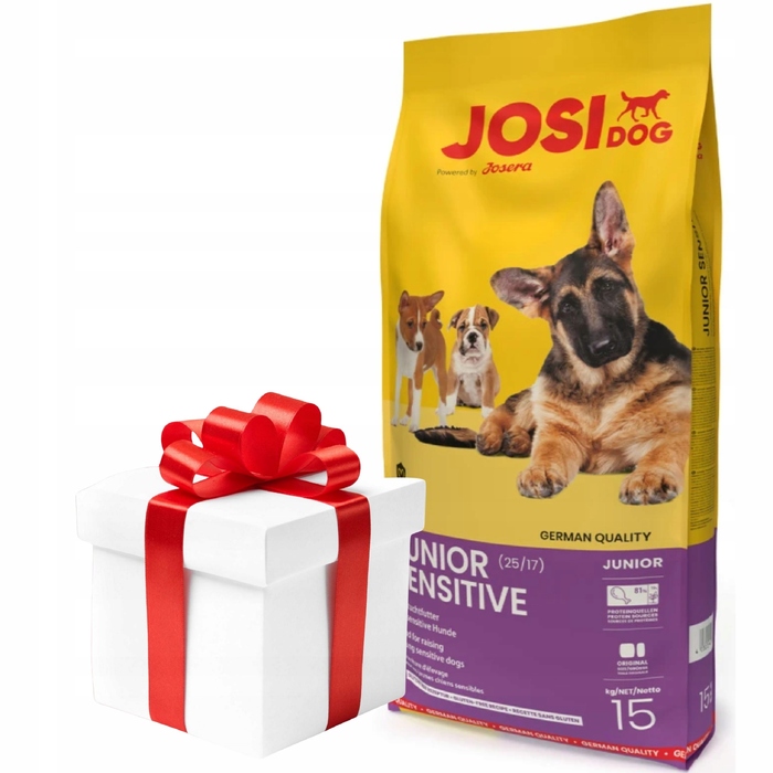 Сухий корм для цуценят JOSERA JosiDog Junior Sensitive Karma, 15 кг