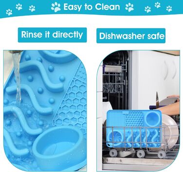 Килимок для собак VOOWO 3 в 1 Slow Feeder, миска для собак, килимок для повільного годування з присосками для собак та котів