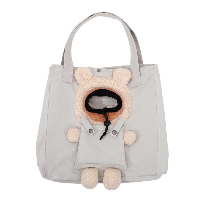 Сумка-переноска для тварин 13,8 дюймів, м'яка, дихаюча, з літерами | Стильна переноска для собак і котів, ідеальна для подорожей та візитів до ветеринара