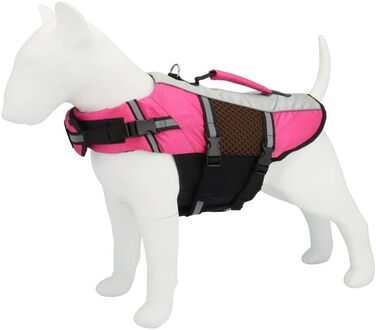 Жилет для собак - рятувальний жилет для плавання, комфортний, для маленьких та великих собак, розмір XXL, колір рожевий