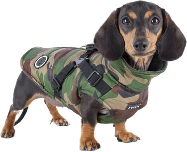 Водонепроникний теплий куртка для собак Пуппія, камуфляж, XL