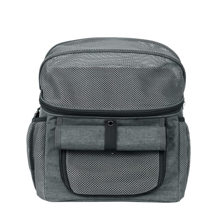 Корзина для собак Wakects, переноска для тварин на велосипед, для котів та собак, з 2 кишенями та сіткою, для маленьких та середніх порід