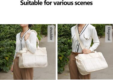 Сумка-переноска для собак та котів, складана, бавовняна, бежева