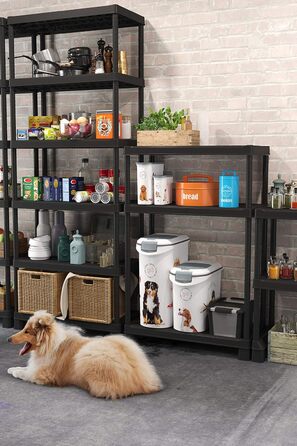 Контейнер для корму Curver 35 л, 12 кг, білий/сірий, для собак, Love Pets, пластиковий