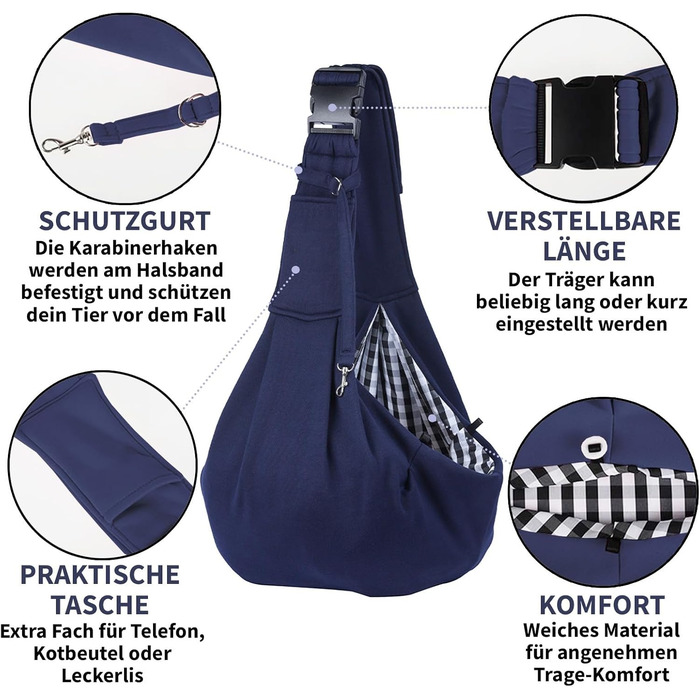 Сумка-переноска для собак та котів до 8 кг, блакитна