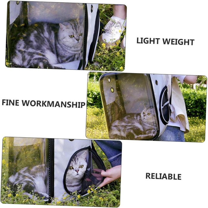 Транспортувальна сумка для собак та котів BESPORTBLE - дихаюча та легка, для маленьких тварин, для прогулянок на вулиці
