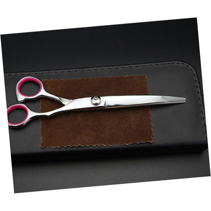 Ножиці для стрижки шерсті тварин Milisten - професійний набір для грумінгу собак та інших тварин. Срібний колір.