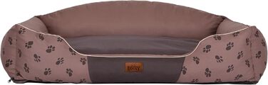 Диван для собак HobbyDog King, 84 x 65 см, світло-коричневий